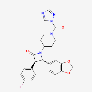 molecular formula C24H22FN5O4 B10788284 Mgl-IN-1 