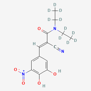 molecular formula C14H15N3O5 B10788368 Entacapone-d10 