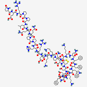 molecular formula C161H240N46O41S2 B10788415 Cortistatin-29 (rat) (trifluoroacetate salt) 