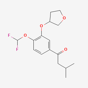 molecular formula C16H20F2O4 B10788447 Roflupram 