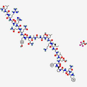 molecular formula C116H175F3N34O33 B10788470 Obestatin (rat) (trifluoroacetate salt) 