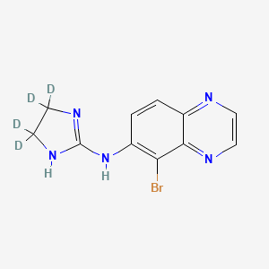 molecular formula C11H10BrN5 B10788563 Brimonidine-d4 