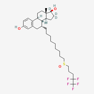 molecular formula C32H47F5O3S B10788588 Fulvestrant-d3 