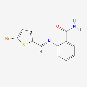 molecular formula C12H9BrN2OS B10788597 Btynb 