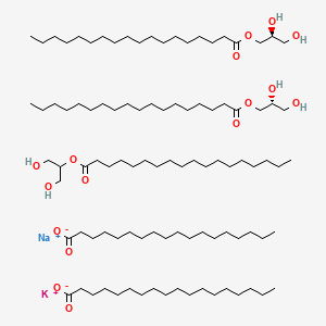 molecular formula C99H196KNaO16 B10788631 Glyceryl stearate SE 