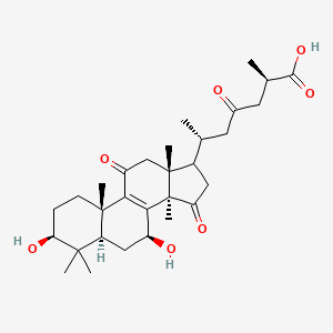 11,15,23-Trioxo-3beta,7beta-dihydroxy-lanost-8-ene-26-oic acid