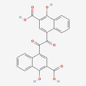 4-[(3-Carboxy-4-hydroxy-1-naphthyl)(oxo)acetyl]-1-hydroxy-2-naphthoic acid