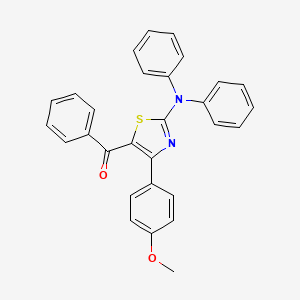 [4-(4-methoxyphenyl)-2-(N-phenylanilino)-1,3-thiazol-5-yl]-phenylmethanone