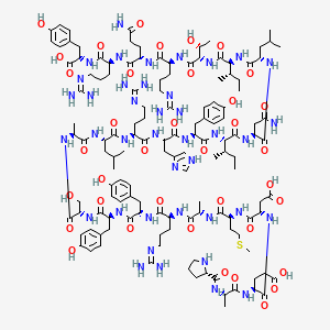 molecular formula C134H206N40O37S B10788939 neuropeptide Y (13-36) 