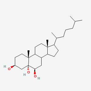 molecular formula C27H48O3 B10788949 Cholestan-3beta,5alpha,6beta-triol 