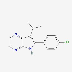 molecular formula C15H14ClN3 B10788963 Aloisine B 