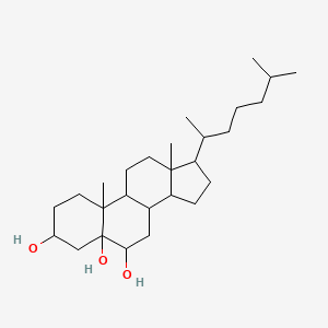 17-(1,5-Dimethylhexyl)-10,13-dimethylhexadecahydrocyclopenta[a]phenanthrene-3,5,6-triol