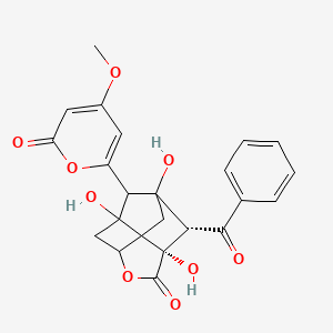 molecular formula C22H20O9 B10789068 5-Deoxyenterocin 