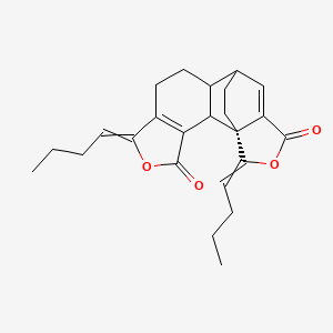 (1S)-6,16-di(butylidene)-5,15-dioxapentacyclo[9.5.2.01,13.02,10.03,7]octadeca-3(7),12-diene-4,14-dione