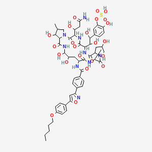 molecular formula C56H71N9O23S B10789268 Fungard 