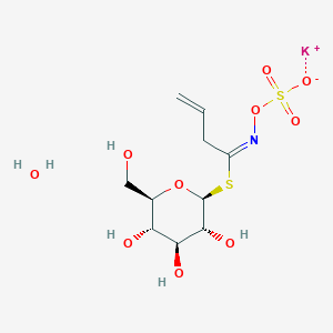 molecular formula C10H18KNO10S2 B10789378 Sinigrin monohydrate 