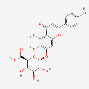 molecular formula C22H20O12 B10789385 Scutellarin methylester 