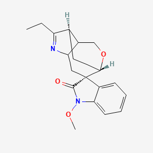 (1S,2S,7R)-6-ethyl-1'-methoxyspiro[10-oxa-5-azatricyclo[5.3.1.04,8]undec-5-ene-2,3'-indole]-2'-one