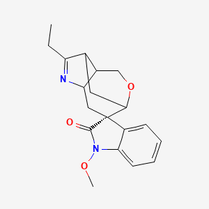 (2S)-6-ethyl-1'-methoxyspiro[10-oxa-5-azatricyclo[5.3.1.04,8]undec-5-ene-2,3'-indole]-2'-one