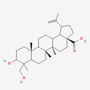 (3aS,5aR,5bR,11aR)-9-hydroxy-8-(hydroxymethyl)-5a,5b,8,11a-tetramethyl-1-prop-1-en-2-yl-1,2,3,4,5,6,7,7a,9,10,11,11b,12,13,13a,13b-hexadecahydrocyclopenta[a]chrysene-3a-carboxylic acid