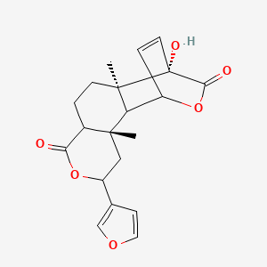 (3S,11R,12S)-5-(furan-3-yl)-12-hydroxy-3,11-dimethyl-6,14-dioxatetracyclo[10.2.2.02,11.03,8]hexadec-15-ene-7,13-dione