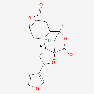 (1S,5S)-3-(furan-3-yl)-5-methyl-2,9,14-trioxapentacyclo[11.2.1.18,11.01,5.06,12]heptadecane-10,15-dione