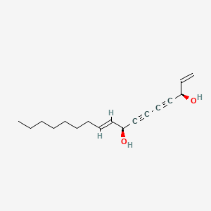 (3R,8S,9E)-heptadeca-1,9-dien-4,6-diyne-3,8-diol