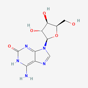 6-amino-9-[(2R,3R,4R,5R)-3,4-dihydroxy-5-(hydroxymethyl)oxolan-2-yl]-1H-purin-2-one