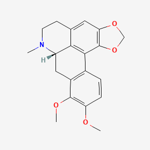 molecular formula C20H21NO4 B10789798 (12S)-15,16-dimethoxy-11-methyl-3,5-dioxa-11-azapentacyclo[10.7.1.02,6.08,20.014,19]icosa-1(20),2(6),7,14(19),15,17-hexaene 