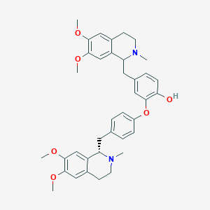 4-[(6,7-dimethoxy-2-methyl-3,4-dihydro-1H-isoquinolin-1-yl)methyl]-2-[4-[[(1S)-6,7-dimethoxy-2-methyl-3,4-dihydro-1H-isoquinolin-1-yl]methyl]phenoxy]phenol