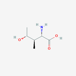 molecular formula C6H13NO3 B10789843 (2S,3R,4R)-2-amino-4-hydroxy-3-methylpentanoic acid CAS No. 21704-86-9