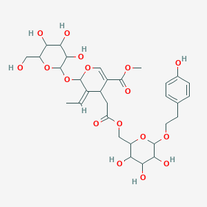 methyl (5Z)-5-ethylidene-4-[2-oxo-2-[[3,4,5-trihydroxy-6-[2-(4-hydroxyphenyl)ethoxy]oxan-2-yl]methoxy]ethyl]-6-[3,4,5-trihydroxy-6-(hydroxymethyl)oxan-2-yl]oxy-4H-pyran-3-carboxylate