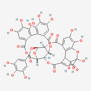 molecular formula C41H28O27 B10789858 b-D-Glucopyranose 