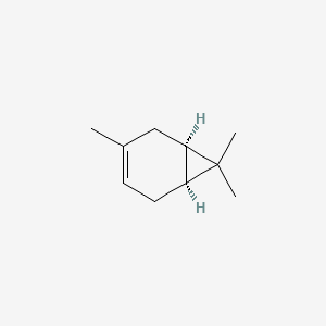 molecular formula C10H16 B10789953 (-)-3-Carene CAS No. 20296-50-8