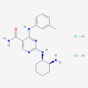 molecular formula C18H26Cl2N6O B10789993 1194961-19-7 (Free base) 