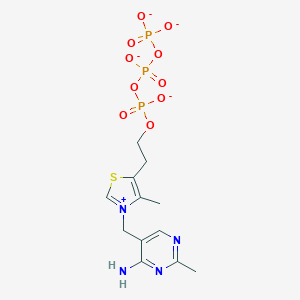 molecular formula C12H16N4O10P3S-3 B107900 硫胺（1+）三磷酸（4-） CAS No. 15666-52-1