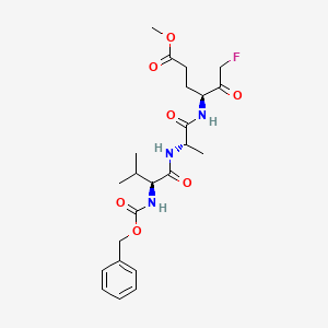 molecular formula C23H32FN3O7 B10790061 Z-VAE(OMe)-fmk 