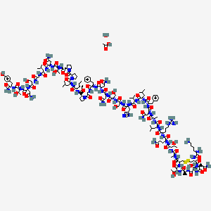 molecular formula C173H273N51O56S2 B10790088 Amylin(human), 25-L-proline-28-L-proline-29-L-proline-, acetate (salt), hydrate (9CI) 