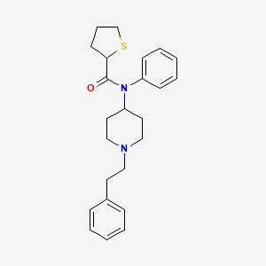 N-(1-phenethylpiperidin-4-yl)-N-phenyltetrahydrothiophene-2-carboxamide