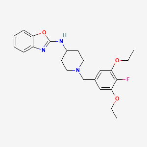 N-(1-(3,5-diethoxy-4-fluorobenzyl)piperidin-4-yl)benzo[d]oxazol-2-amine