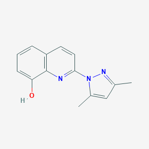 B107903 2-(3,5-Dimethyl-1h-pyrazol-1-yl)quinolin-8-ol CAS No. 18239-59-3