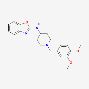 N-(1-(3,4-dimethoxybenzyl)piperidin-4-yl)benzo[d]oxazol-2-amine