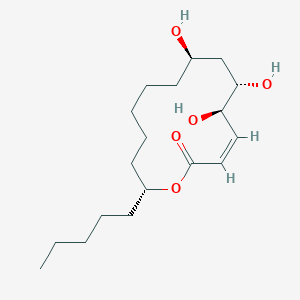 5R,6S,8R-Trihydroxy-14R-pentyl-oxacyclotetradec-3E-en-2-one