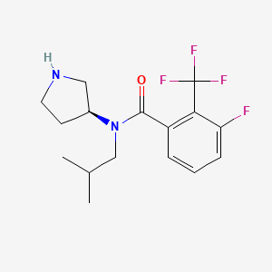 (S)-3-fluoro-N-isobutyl-N-(pyrrolidin-3-yl)-2-(trifluoromethyl)benzamide