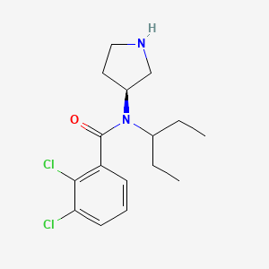 (S)-2,3-dichloro-N-(pentan-3-yl)-N-(pyrrolidin-3-yl)benzamide