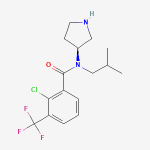 (S)-2-chloro-N-isobutyl-N-(pyrrolidin-3-yl)-3-(trifluoromethyl)benzamide