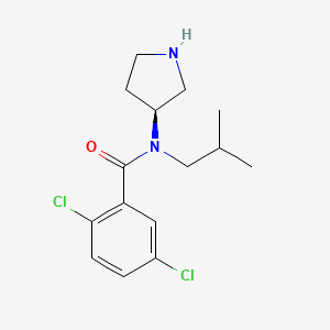 (S)-2,5-dichloro-N-isobutyl-N-(pyrrolidin-3-yl)benzamide