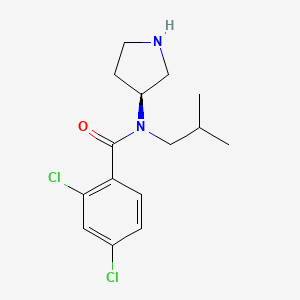 (S)-2,4-dichloro-N-isobutyl-N-(pyrrolidin-3-yl)benzamide