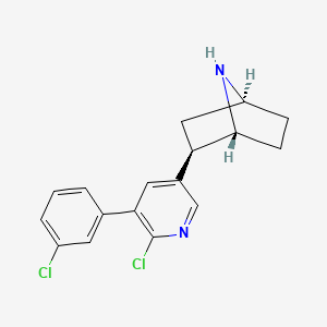 molecular formula C17H16Cl2N2 B10790564 3'-(3-Chlorophenyl)epibatidine 