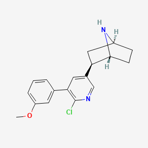 (1R,2R,4S)-2-(6-chloro-5-(3-methoxyphenyl)pyridin-3-yl)-7-azabicyclo[2.2.1]heptane